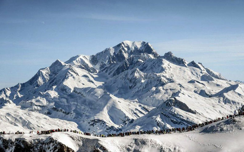 Foule Mont-Blanc