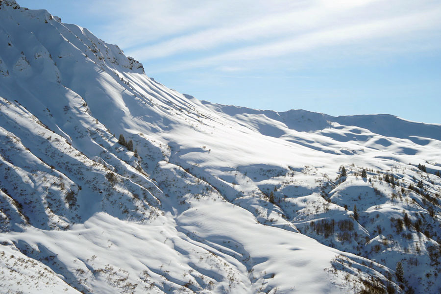 Paysage blanc (Haute Savoie)